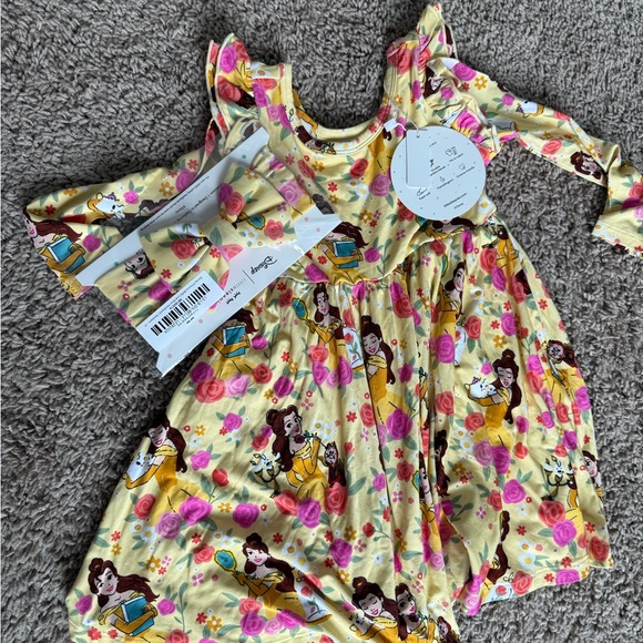 Disney Belle Floral Yellow Dress